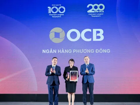 OCB liên tiếp nằm trong top doanh nghiệp nộp ngân sách lớn nhất Việt Nam