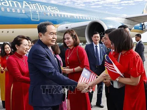 Chủ tịch Quốc hội Trần Thanh Mẫn bắt đầu tham dự Đại hội đồng AIPA-46 và thăm chính thức Malaysia