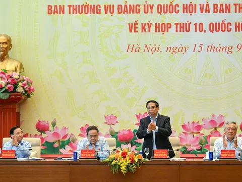 Hội nghị Ban Thường vụ Đảng ủy Quốc hội và Ban Thường vụ Đảng ủy Chính phủ chuẩn bị Kỳ họp thứ 10