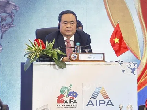 Chủ tịch Quốc hội Trần Thanh Mẫn phát biểu tại Phiên toàn thể thứ nhất Đại hội đồng AIPA-46
