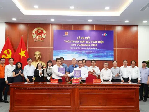 FPT và UBND Cà Mau hợp tác toàn diện về chuyển đổi số và phát triển nhân lực đến 2030