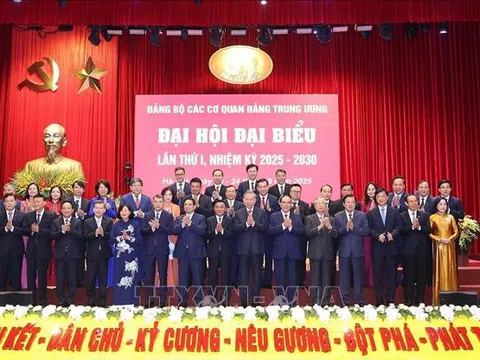 Khai mạc Đại hội đại biểu Đảng bộ các cơ quan Đảng Trung ương lần thứ I, nhiệm kỳ 2025-2030