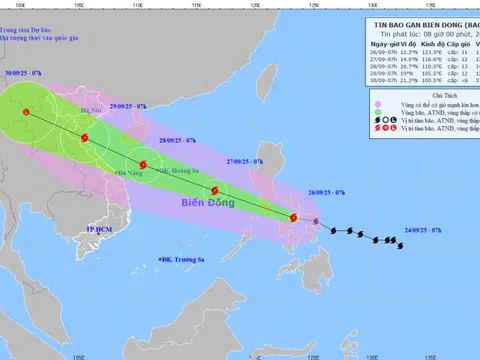 Bão BUALOI di chuyển nhanh gấp đôi các cơn bão khác