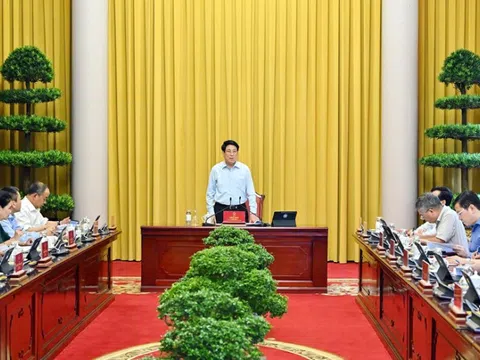 Chủ tịch nước Lương Cường làm việc với Văn phòng Chủ tịch nước về triển khai nhiệm vụ trọng tâm