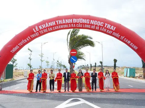 Thông xe tuyến đường kết nối CaraWorld đến sân bay quốc tế Cam Ranh