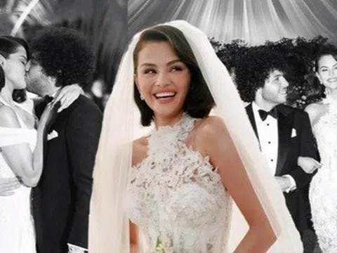 Loạt váy cưới và trang sức triệu USD của ca sĩ tỷ phú Selena Gomez