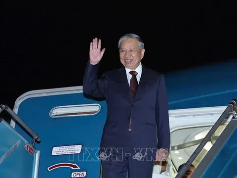 Tổng Bí thư Tô Lâm lên đường thăm cấp Nhà nước tới Triều Tiên