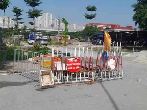 Chủ đầu tư khẩn trương khắc phục sự cố sụt lún tại khu vực Trần Cung