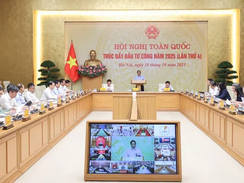 Thủ tướng chủ trì Hội nghị toàn quốc lần 4 thúc đẩy giải ngân đầu tư công