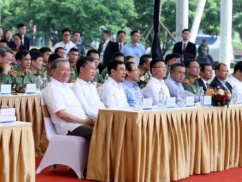 Tổng Bí thư Tô Lâm dự lễ khởi công xây dựng sân vận động tiên tiến hàng đầu thế giới