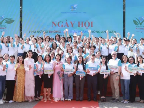 Phụ nữ Việt Nam nói không với thực phẩm không an toàn, tiên phong lan tỏa lối sống xanh