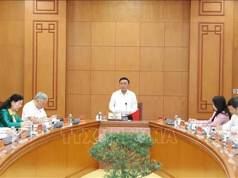 Họp Ban Chỉ đạo xây dựng Báo cáo kiểm điểm sự lãnh đạo, chỉ đạo của Ban Chấp hành Trung ương khóa XIII trình Đại hội XIV của Đảng