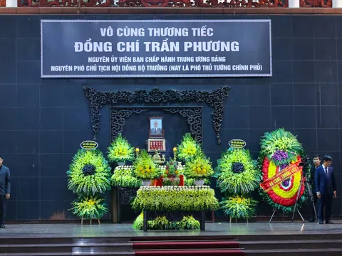 Lễ tang cấp Nhà nước nguyên Phó Chủ tịch Hội đồng Bộ trưởng Trần Phương