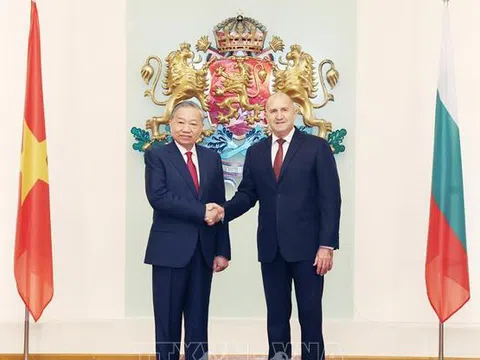 Tổng Bí thư Tô Lâm hội đàm với Tổng thống Bulgaria Rumen Radev