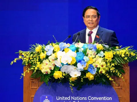 Thủ tướng kêu gọi các nước '5 đẩy mạnh' triển khai Công ước Hà Nội để 'không ai bị bỏ lại phía sau trong kỷ nguyên số'