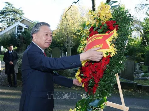 Tổng Bí thư Tô Lâm viếng Karl Marx - Lãnh tụ của giai cấp vô sản