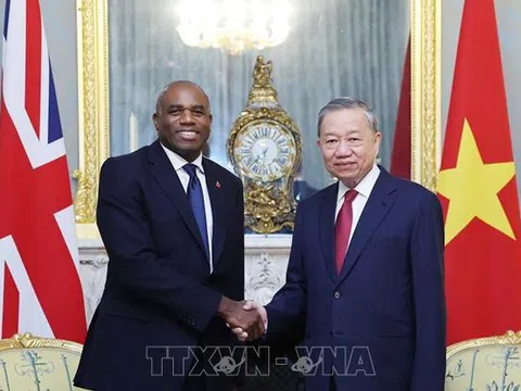 Tổng Bí thư Tô Lâm gặp Phó Thủ tướng Anh David Lammy