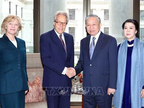 Tổng Bí thư Tô Lâm tiếp Công tước xứ Richmond Charles Henry Gordon-Lennox, đại diện Hoàng gia Anh