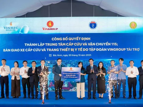 Vingroup hỗ trợ Bắc Ninh xây dựng hệ thống cấp cứu ngoại viện hiện đại, sẵn sàng ứng cứu trong 'thời gian vàng'