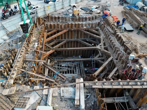 Cận cảnh "đại công trình" hầm chui Kim Đồng - Giải Phóng sau gần 3 năm thi công