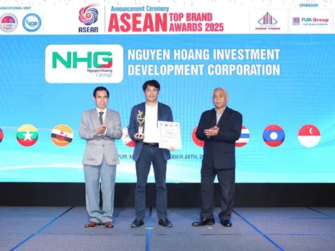 Tập đoàn Nguyễn Hoàng được vinh danh Top 10 Thương hiệu uy tín hàng đầu ASEAN 2025