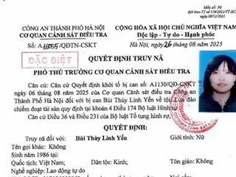 Truy nã đối tượng lừa "chạy việc" rồi chiếm đoạt 1,3 tỷ đồng