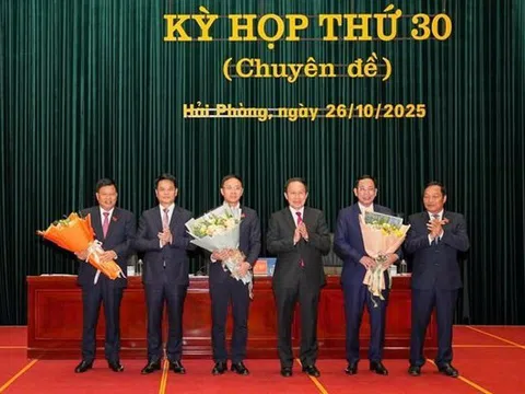 Phê chuẩn kết quả bầu 2 Phó Chủ tịch UBND TP Hải Phòng