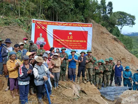 Quảng Ngãi: Hơn 2.000 người khắc phục sạt lở, mở đường đến vùng trồng sâm Ngọc Linh