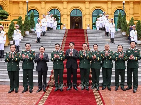 Trao quyết định bổ nhiệm Chủ nhiệm Tổng cục Chính trị và thăng quân hàm Đại tướng, Thượng tướng