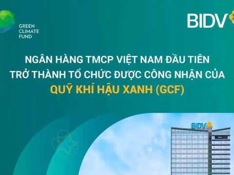 BIDV ghi dấu trên thị trường tài chính xanh