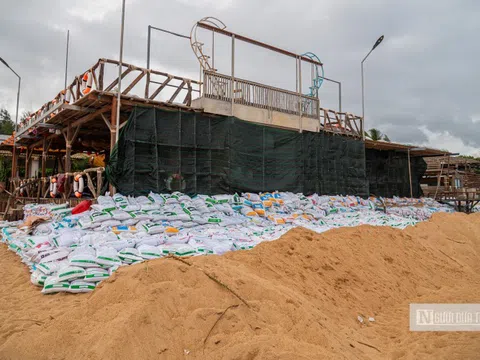 Đắk Lắk: Người dân hối hả phòng chống bão, tích trữ lương thực, tập kết cát chắn sóng ứng phó bão số 13