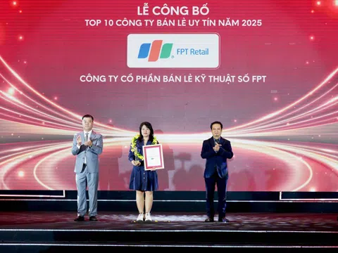 FPT Retail 9 năm liên tiếp vào Top 10 Công ty bán lẻ uy tín