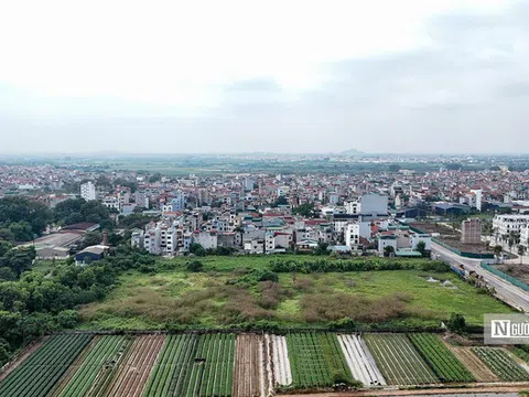 Toàn cảnh khu đất xây nhà ở xã hội tại ngoại thành Hà Nội