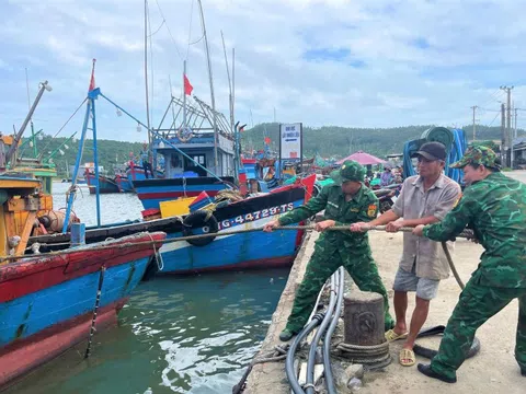 Quảng Ngãi: Toàn bộ hệ thống chính trị vào cuộc, tập trung toàn lực ứng phó bão số 13
