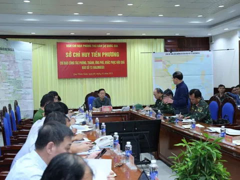 Ứng phó khẩn cấp với bão số 13: Mọi lực lượng phải trực chiến, mọi phương án phải sẵn sàng