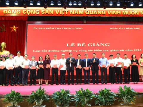 Bế mạc lớp bồi dưỡng nghiệp vụ chuyên sâu về công tác kiểm tra, giám sát năm 2025