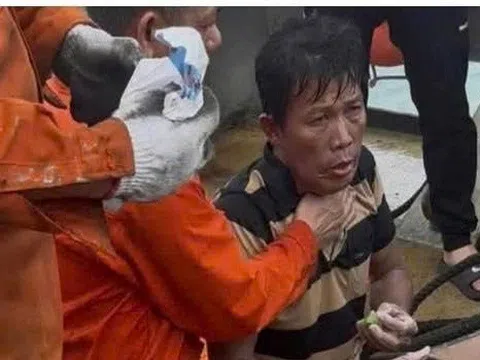 Một trong ba người mất tích ở Lý Sơn được tàu hàng cứu sống