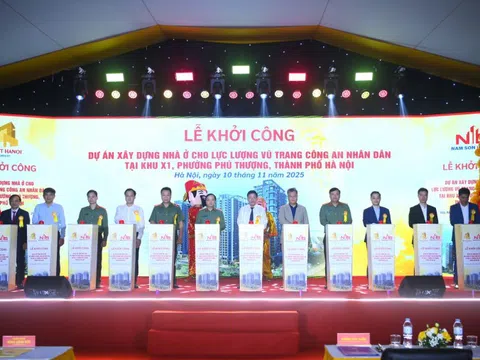Khởi công Dự án nhà ở cho lực lượng vũ trang Công an nhân dân tại Hà Nội