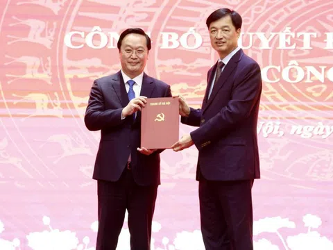 Đồng chí Nguyễn Đức Trung được điều động, chỉ định giữ chức Phó Bí thư Thành ủy Hà Nội