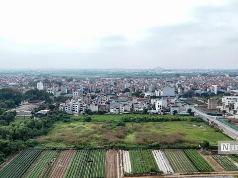 Toàn cảnh khu đất xây nhà ở xã hội tại ngoại thành Hà Nội