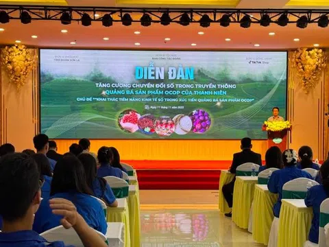 Hội nghị tập huấn tăng cường kỹ năng bán các sản phẩm OCOP qua phương tiện số cho thanh niên nông thôn