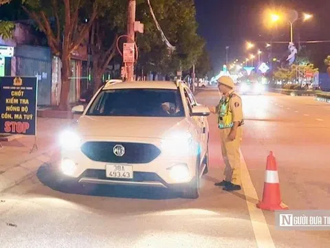 Hà Tĩnh: Phát hiện 485 trường hợp vi phạm nồng độ cồn, xử phạt gần 1,8 tỷ đồng