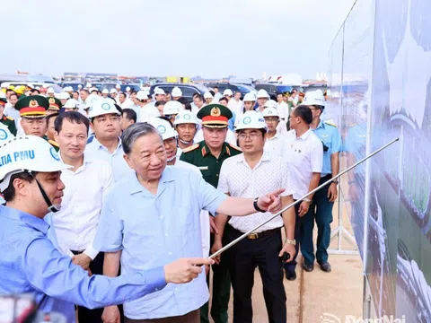 Tổng Bí thư Tô Lâm kiểm tra Dự án Sân bay Long Thành