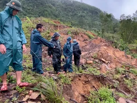 Phát hiện nhiều vết nứt ở núi Ngang, Đà Nẵng sơ tán khẩn cấp 59 hộ dân