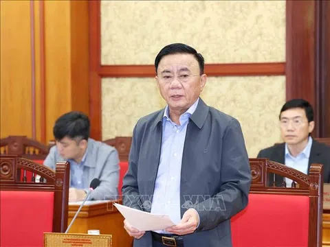 Phiên họp Thường trực Tiểu ban Tổ chức phục vụ Đại hội XIV của Đảng