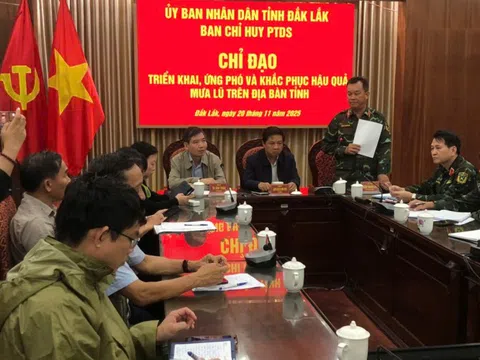 Hơn 3.000 người tại 28 xã, phường ở Đắk Lắk cần sơ tán khẩn cấp