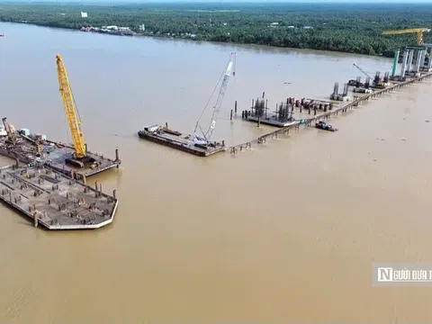 Khám phá hệ cọc khoan nhồi kỷ lục ở cầu dây văng nghìn tỷ nối Cần Thơ - Vĩnh Long