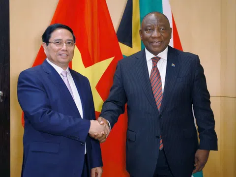 Thủ tướng Phạm Minh Chính và Tổng thống Nam Phi tuyên bố nâng cấp quan hệ song phương lên Đối tác Chiến lược