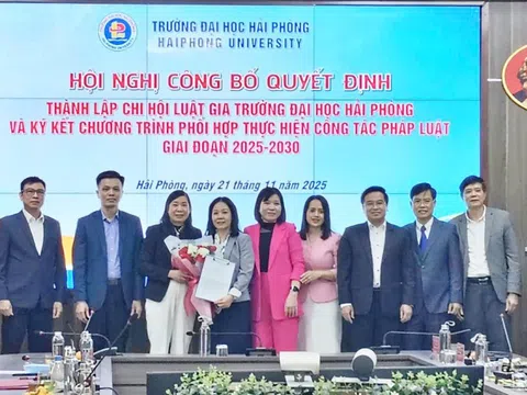 Công bố thành lập Chi hội Luật gia Trường Đại học Hải Phòng