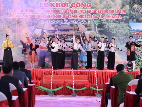 Khởi công Trường nội trú xã Lóng Sập - vun đắp tương lai từ vùng biên Tổ quốc